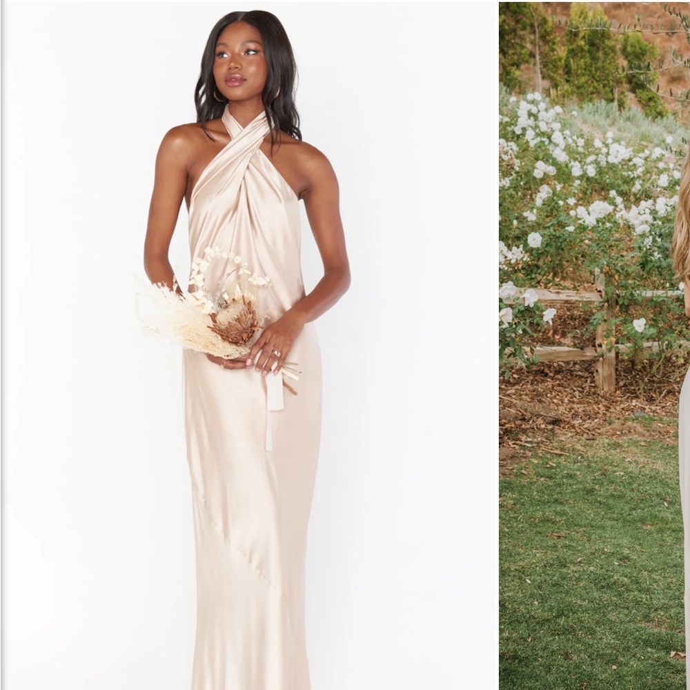 Halter Maxi Bridesmaid Dress - Show Me Your Mumu